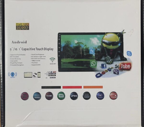 مانیتور 7 اینچ اندروید یونیورسال (UNIVERSAL) حافظه - رام (4-64 GB) گارانتی یک ساله