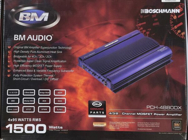 امپلی فایر 4 کانال 1500 وات برند بوش من (BOSCHMANN) مدل PCH-4880DX گارانتی دار