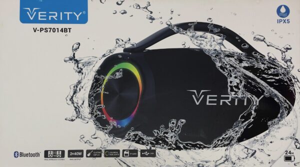 پارتی باکس برند وریتی (VERITY) مدل V-PS7014BT گارانتی یک ساله آسان سرویس