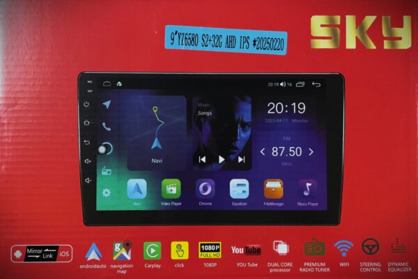 مانیتور 9 اینچ برند اسکای (SKY) حافظه - رام (2-32GB) گارانتی دار
