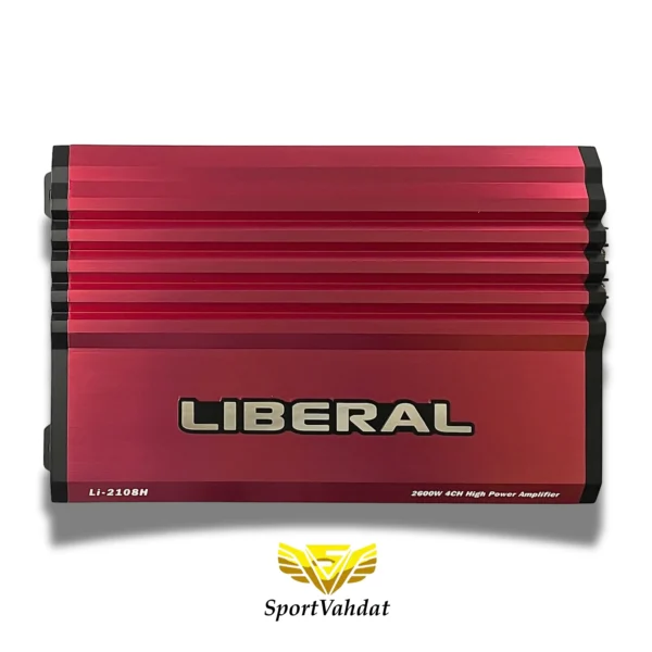 آمپلی فایر 4 کانال برند لیبرال (LIBERAL) مدل Li-2108-فن دار-گارانتی یکساله